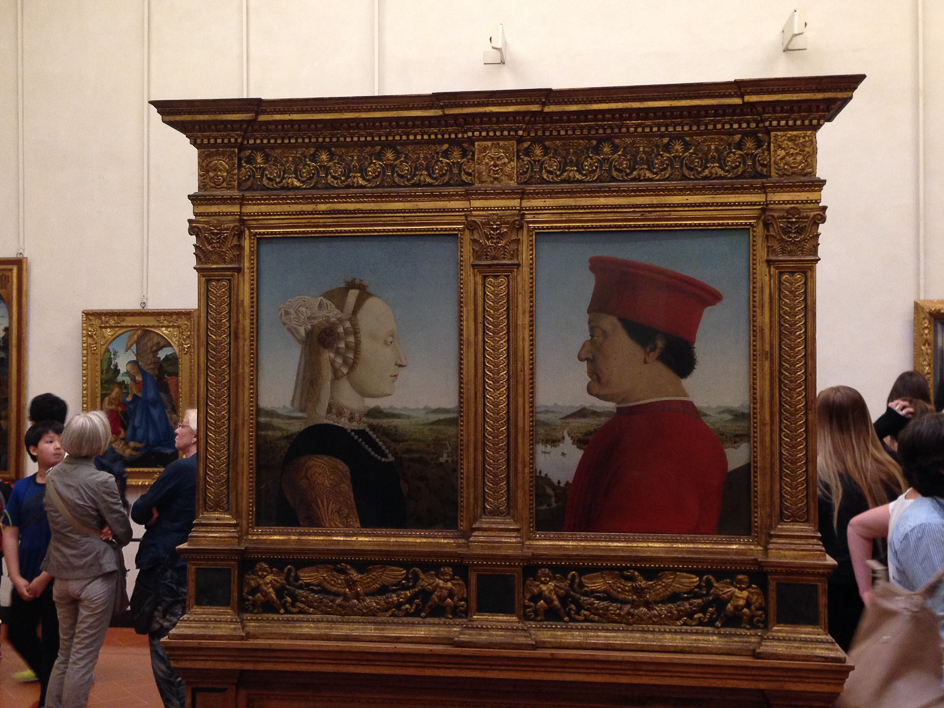 Portraits of the Duke and Duchess of Urbino by Piero della Francesca 