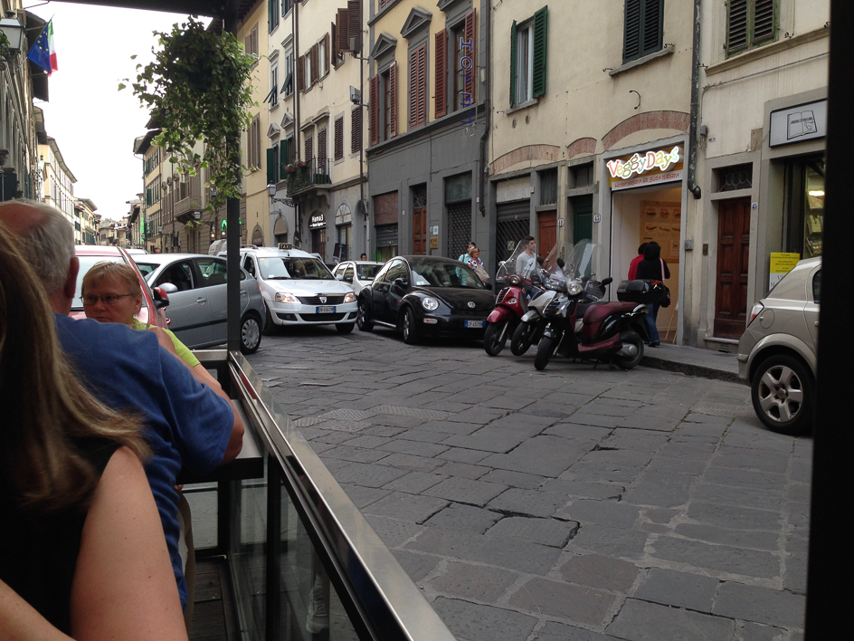 Florence traffic jam