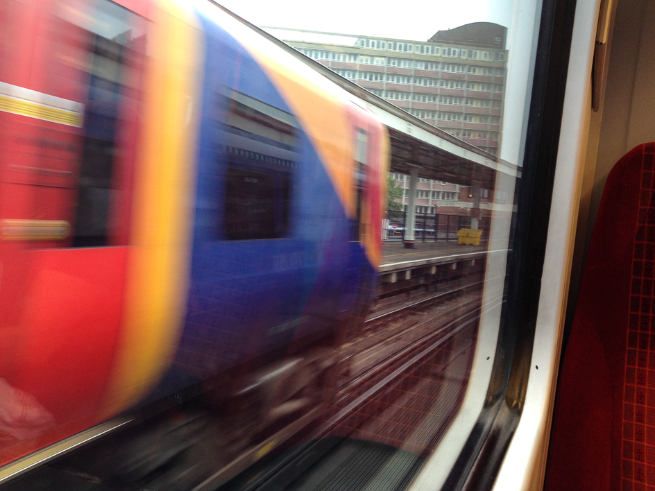 On route from Southsea to London