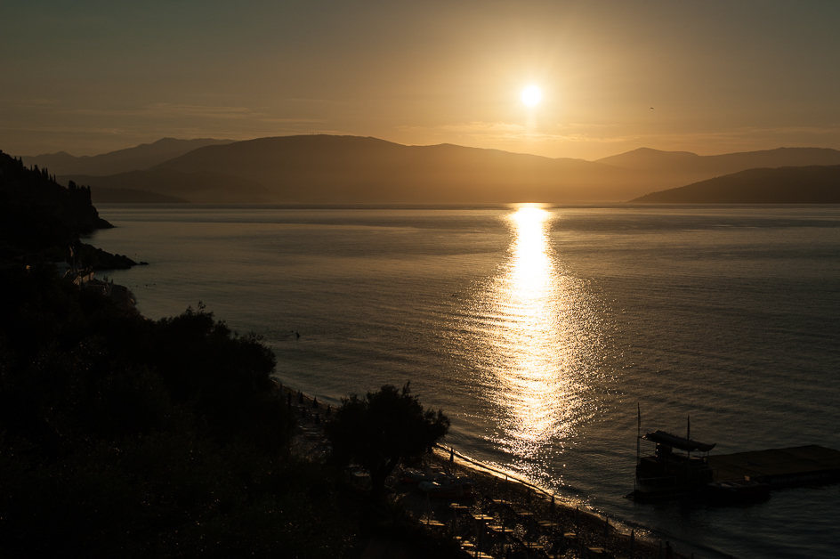 Sunrise over Albania