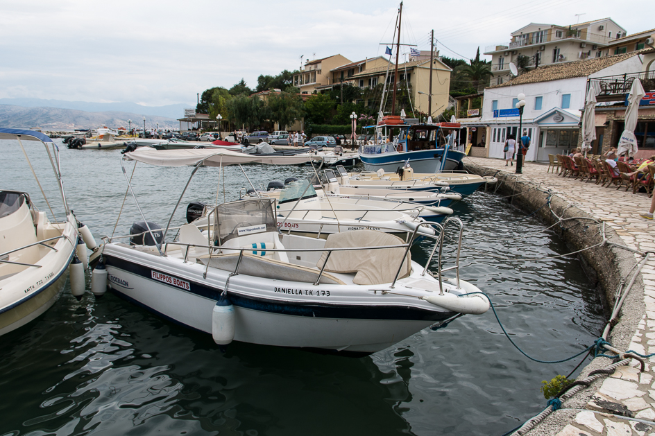 Kassiopi on island of Corfu