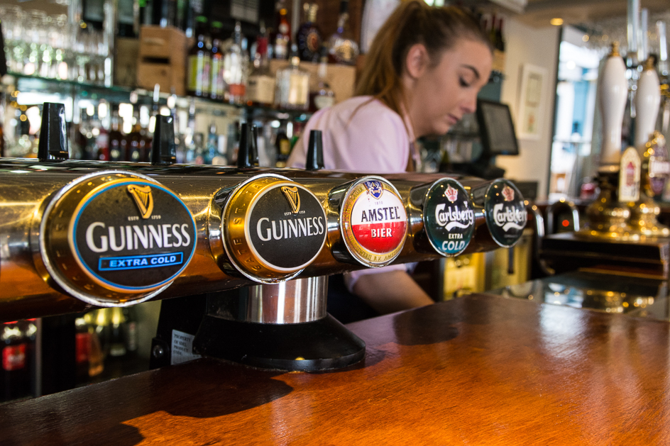 Love the look and feel of the pubs. Hate that you order/pay for food/drink at the bar, then be your own drink waiter and carry back to your table.