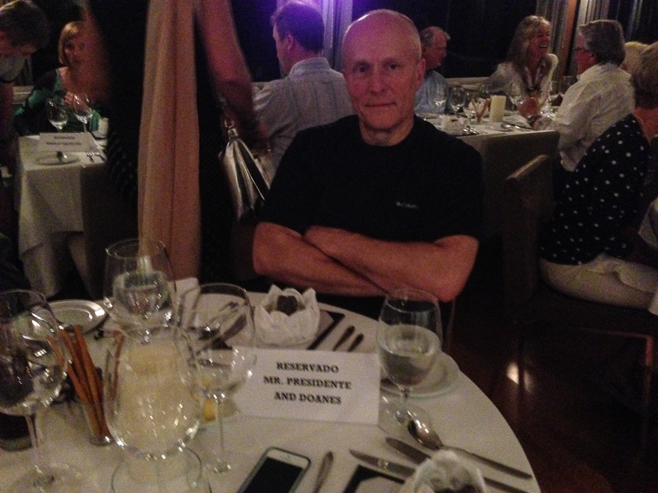 My reserved table...