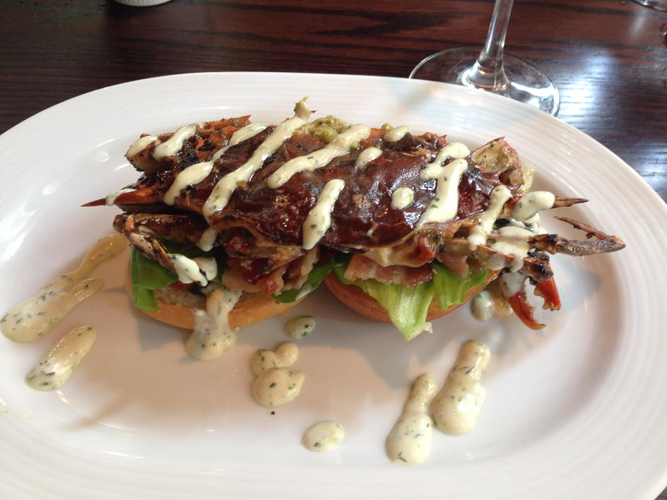 Soft Shell Crab - you eat the whole thing, shell and all.  YUMMY YUMMY!